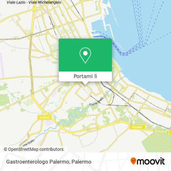 Mappa Gastroenterologo Palermo