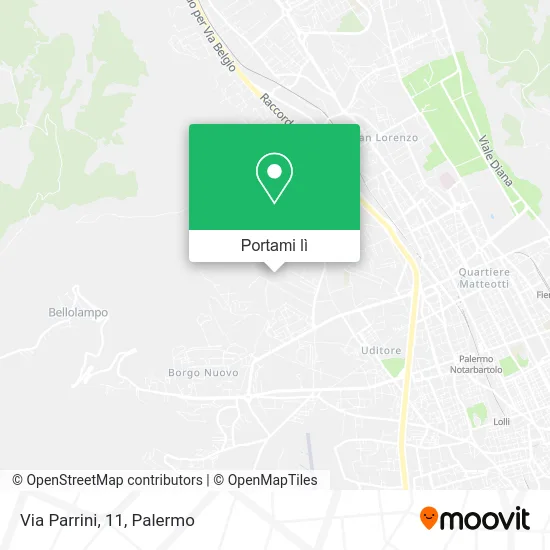 Mappa Via Parrini, 11
