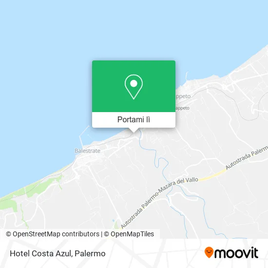 Mappa Hotel Costa Azul