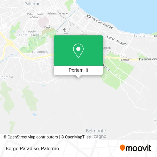 Mappa Borgo Paradiso