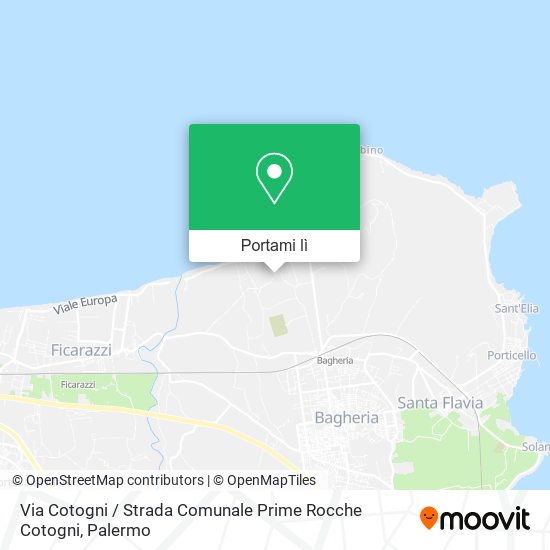 Mappa Via Cotogni / Strada Comunale Prime Rocche Cotogni