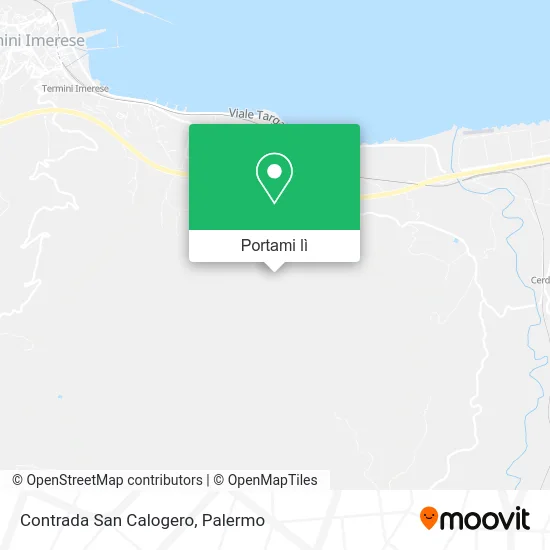 Mappa Contrada San Calogero