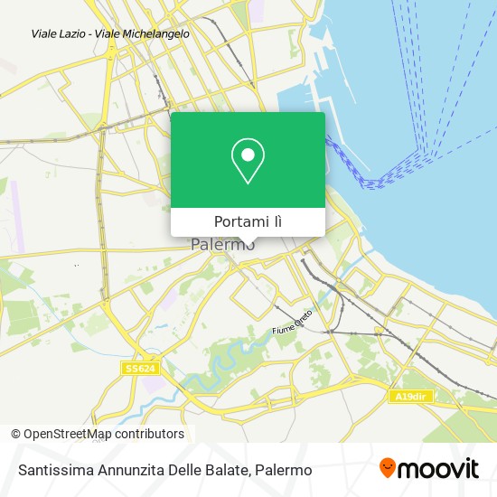 Mappa Santissima Annunzita Delle Balate