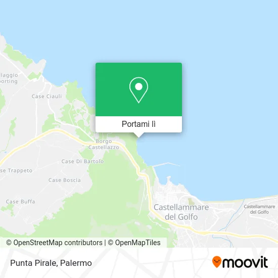 Mappa Punta Pirale