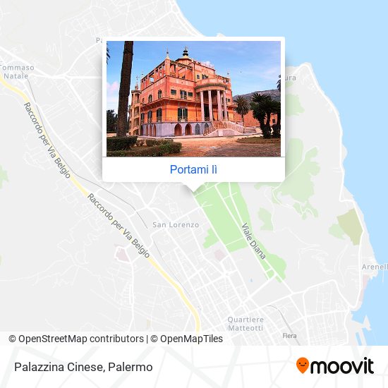 Mappa Palazzina Cinese