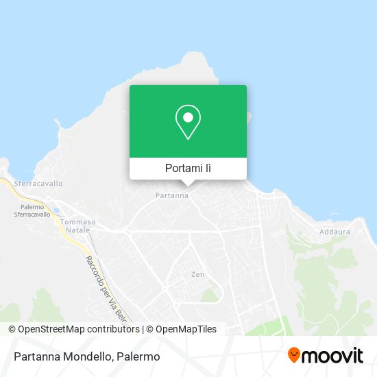Mappa Partanna Mondello