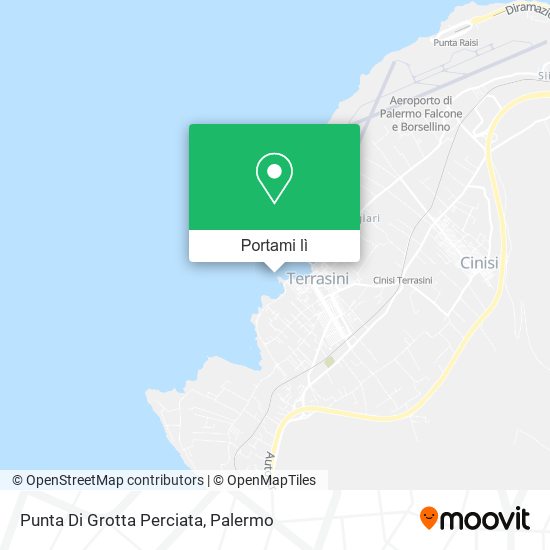 Mappa Punta Di Grotta Perciata
