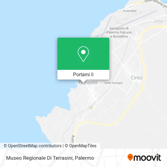 Mappa Museo Regionale Di Terrasini