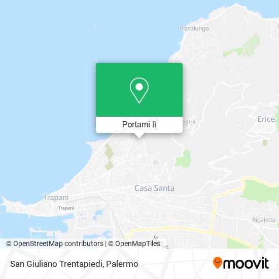 Mappa San Giuliano Trentapiedi
