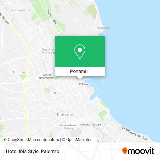 Mappa Hotel Ibis Style