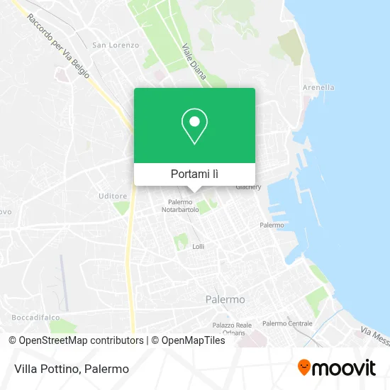 Mappa Villa Pottino