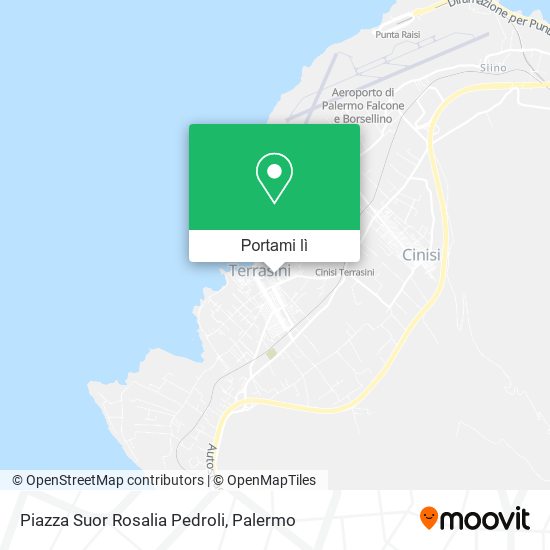 Mappa Piazza Suor Rosalia Pedroli