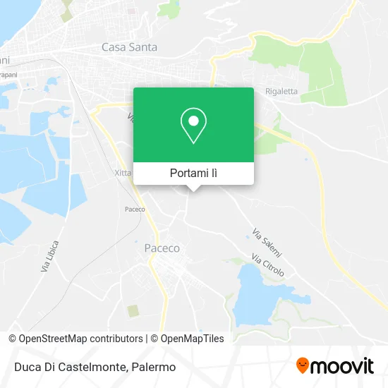 Mappa Duca Di Castelmonte