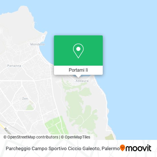 Mappa Parcheggio Campo Sportivo Ciccio Galeoto