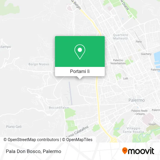 Mappa Pala Don Bosco