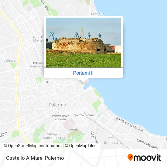 Mappa Castello A Mare
