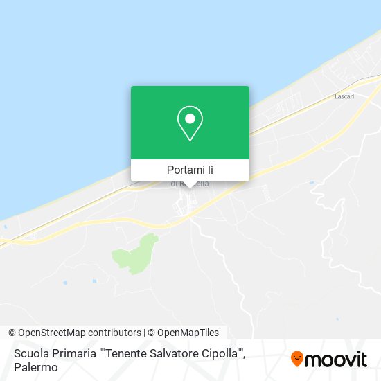 Mappa Scuola Primaria ""Tenente Salvatore Cipolla""