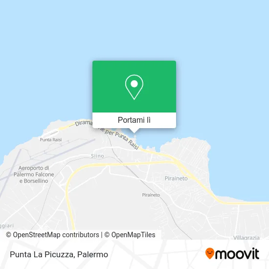 Mappa Punta La Picuzza