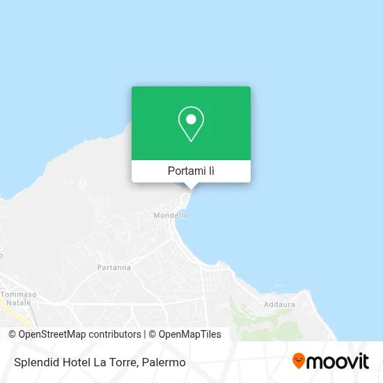 Mappa Splendid Hotel La Torre