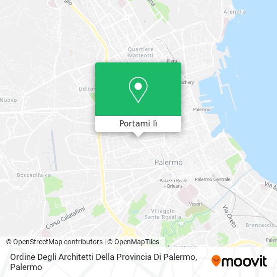 Mappa Ordine Degli Architetti Della Provincia Di Palermo