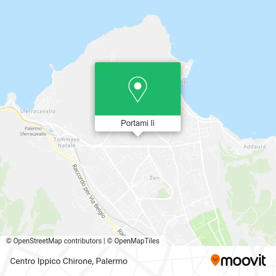 Mappa Centro Ippico Chirone