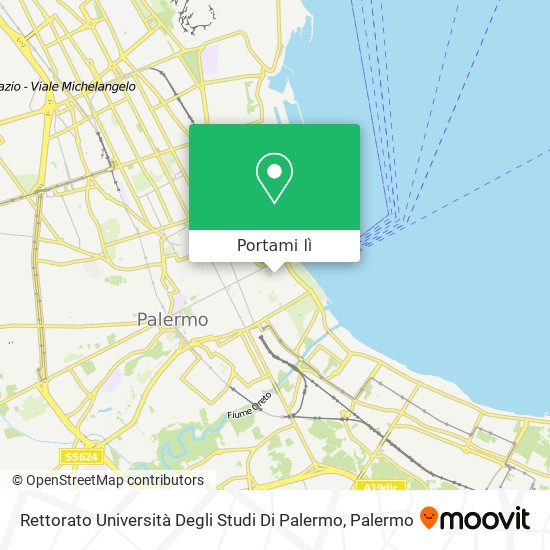 Mappa Rettorato Università Degli Studi Di Palermo
