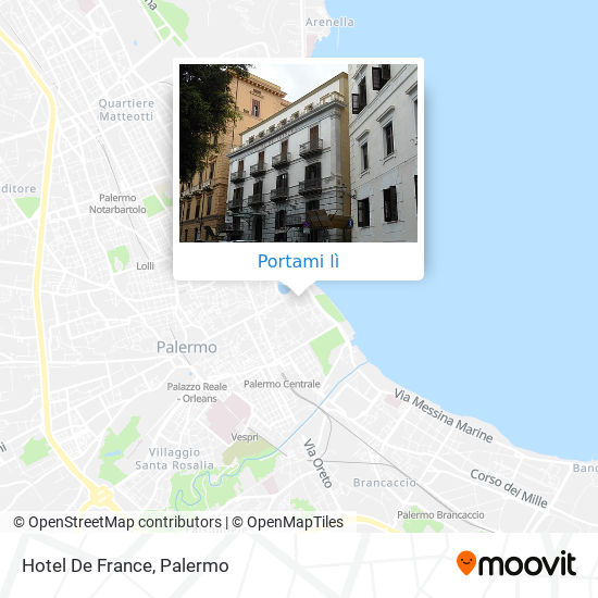 Mappa Hotel De France