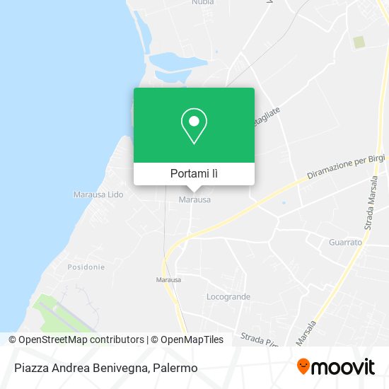 Mappa Piazza Andrea Benivegna