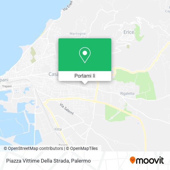 Mappa Piazza Vittime Della Strada
