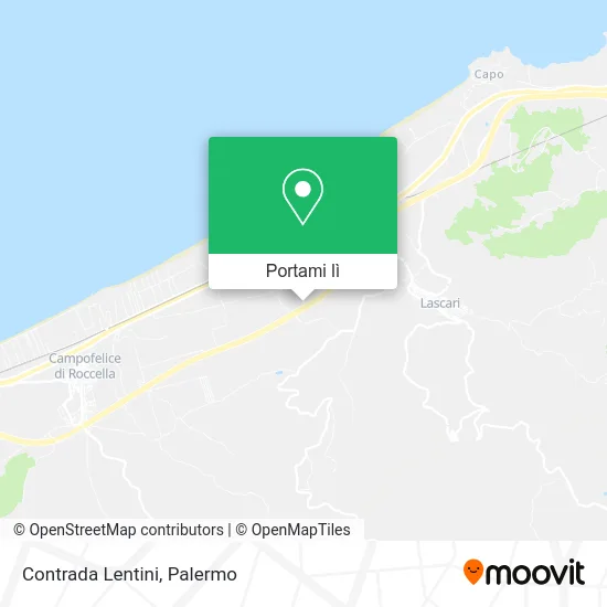 Mappa Contrada Lentini