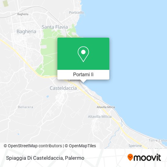 Mappa Spiaggia Di Casteldaccia