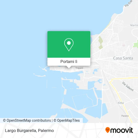 Mappa Largo Burgarella