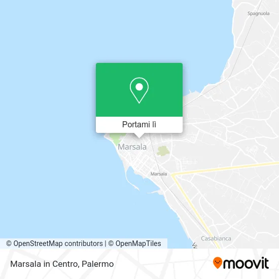 Mappa Marsala in Centro