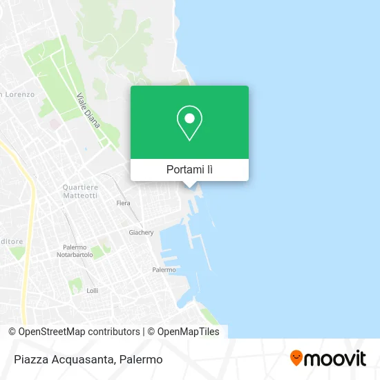 Mappa Piazza Acquasanta
