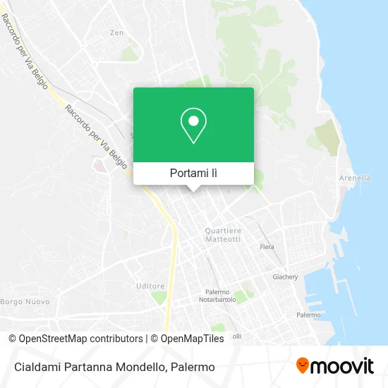 Mappa Cialdami Partanna Mondello