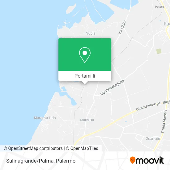 Mappa Salinagrande/Palma