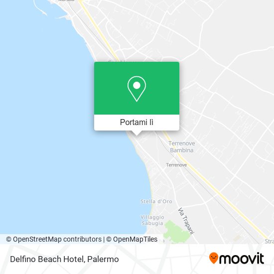 Mappa Delfino Beach Hotel