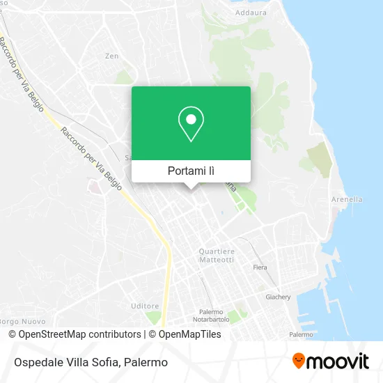 Mappa Ospedale Villa Sofia