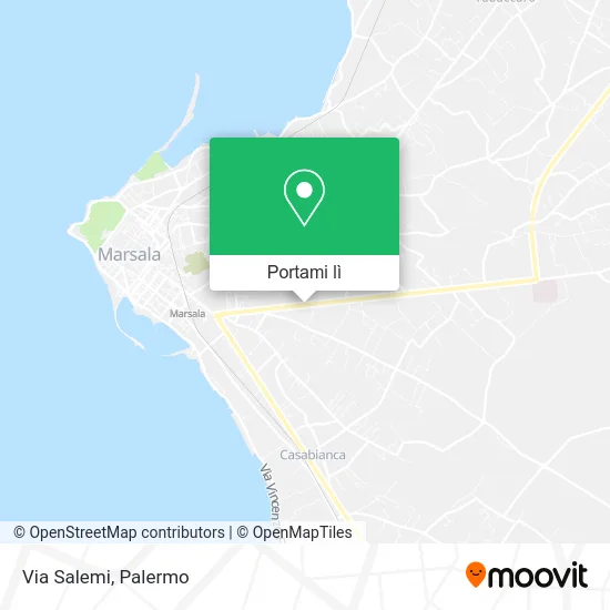 Mappa Via Salemi