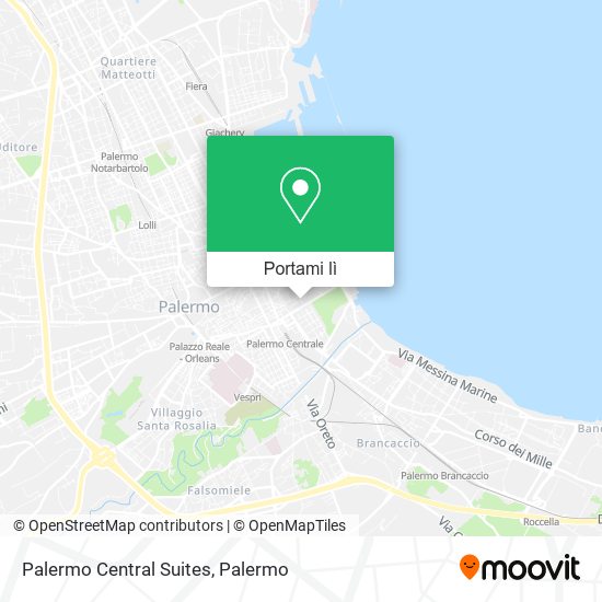 Mappa Palermo Central Suites