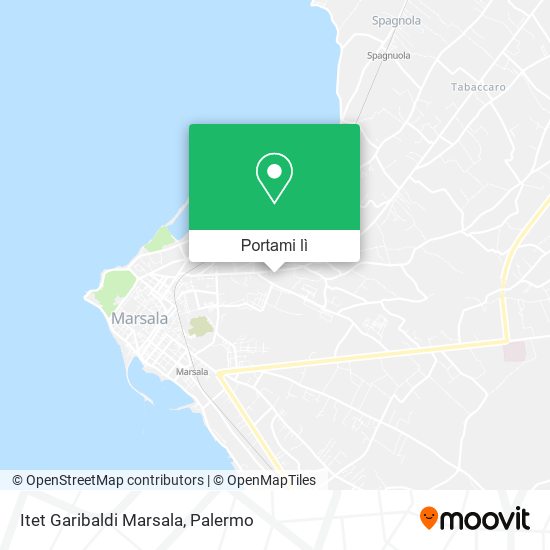 Mappa Itet Garibaldi Marsala