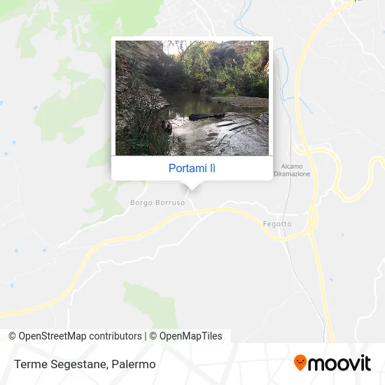 Mappa Terme Segestane