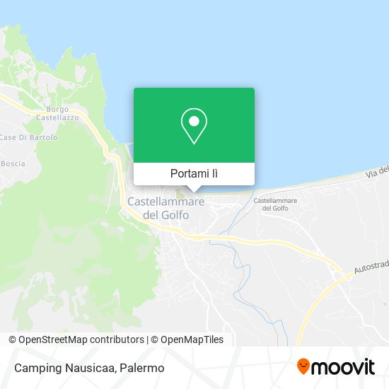 Mappa Camping Nausicaa