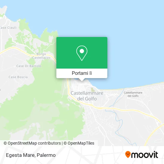 Mappa Egesta Mare