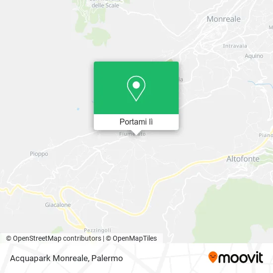 Mappa Acquapark Monreale