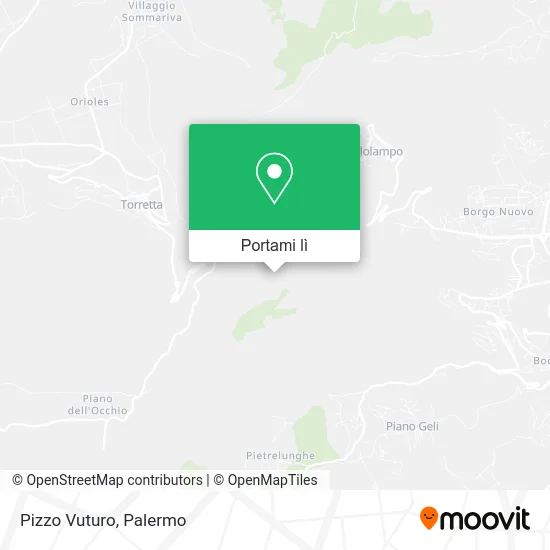 Mappa Pizzo Vuturo
