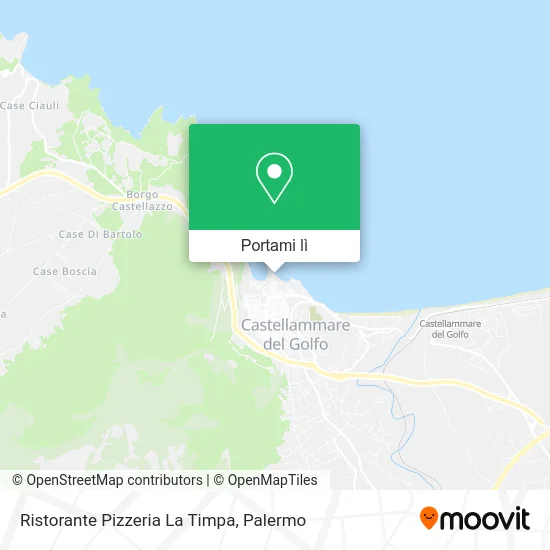 Mappa Ristorante Pizzeria La Timpa