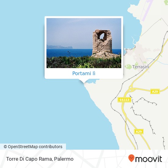 Mappa Torre Di Capo Rama