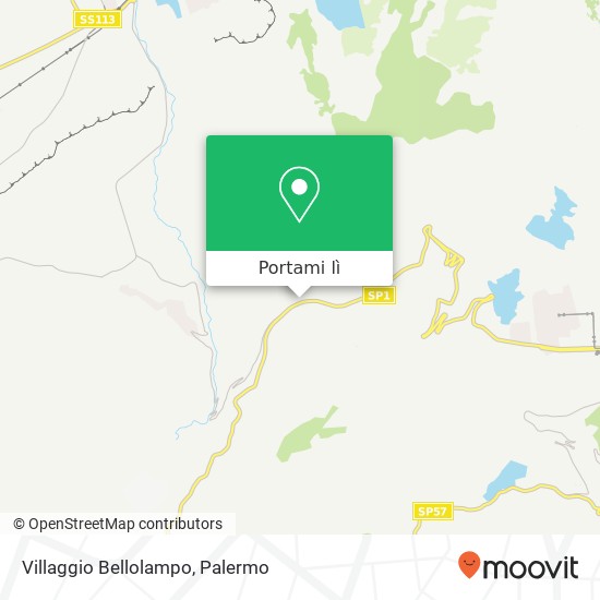 Mappa Villaggio Bellolampo