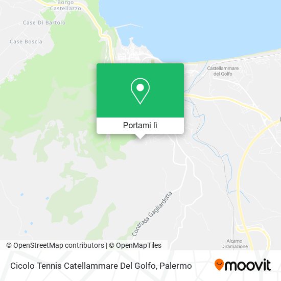 Mappa Cicolo Tennis Catellammare Del Golfo